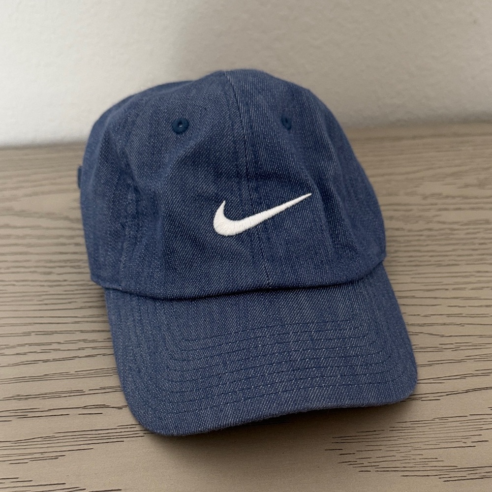 Nike Navy Blue Hat with White Logo
